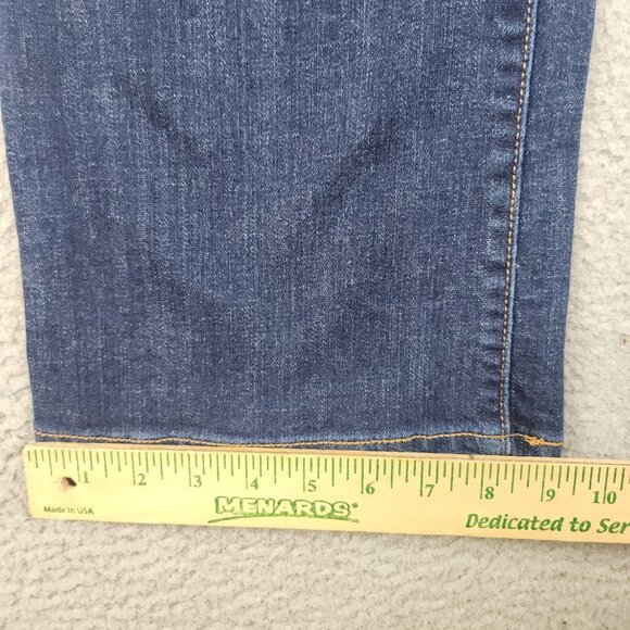 Levi's Jeans Womens 18W Plus Demi Curve Denim Dark Wash Mid Rise Cotton Blend - Picture 5 of 11